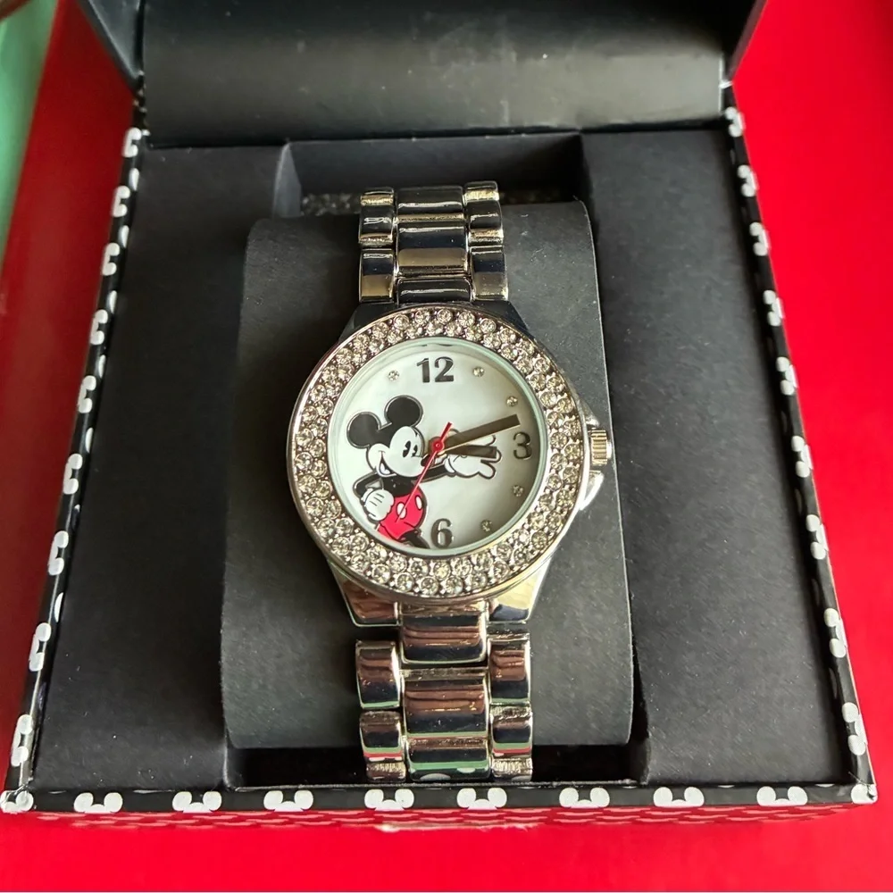 Disney Silver Mickey Mouse Watch